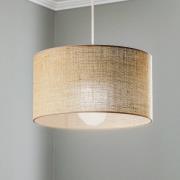 Duolla Hänglampa Jute cylinder naturbrun Ø40cm 1 lampa.