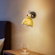 Nowodvorski Lighting Vägglampa Amalfi med metalliserat glas, guld