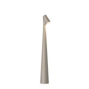 Vibia LED-bordslampa Africa, höjd 40 cm, mörkbeige