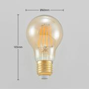 Arcchio LED-lampa E27 6,5W 825 bärnsten 3-step dimmer 3x