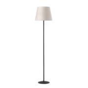ONLI Golvlampa Loris, svart, sandbeige skärm