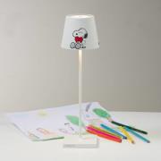 Zafferano Poldina Heart LED-batteridriven bordslampa IP65