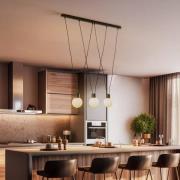 Eko-Light Hänglampa Capri med runda skärmar, 3 lampor