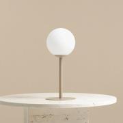 ALDEX Bordslampa Joel, höjd 35 cm, beige/vit