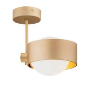 Euluna Taklampa Mado, opalglas/mässing, 1 lampa