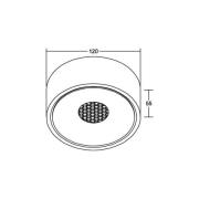 BRUMBERG Indy LED-taklampa, RC, vit