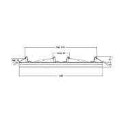 BRUMBERG Moon Maxi LED takpanel RC CCT Ø33cm