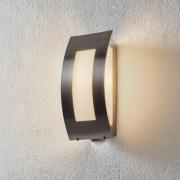 CMD Utomhusvägglampa fyrkantig i stål med sensor