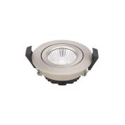 Sigor LED infälld takspot Diled, Ø 8,5cm, 6 W, Dim-To-Warm, stål