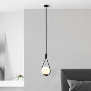 Opviq Hänglampa GMN-00008 1 lampa svart/opalglas