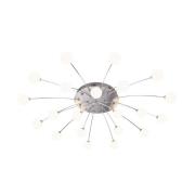 Trio Lighting LED-taklampa Bullet, 21 ljuspunkter, nickel/vit