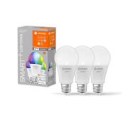 LEDVANCE SMART+ WiFi E27 14W Classic RGBW uppsättning om 3