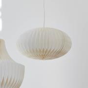 PR Home Anita hänglampa med pappersskärm, vit