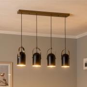 Avonni Pendellampa AV-1860-4EY i svart/antik guld
