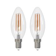 Arcchio LED-filamentlampa E14 ljus, set om 2, 4000 K