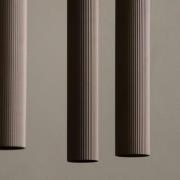 Audo Copenhagen Audo hänglampa Tubulaire, höjd 24 cm, brons, aluminium