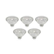 Prios LED-reflektor GU5.3 4.9W 500lm 36° klar 840 set om 5