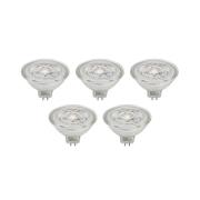 Prios LED-reflektor GU5.3 4.3W 345lm 36° klar 827 set om 5