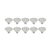 Prios LED-reflektor GU5.3 4.9W 500lm 36° klar 827 set om 10