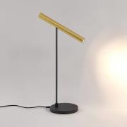 Molto Luce LED-bordslampa Meyjo T, svart/guld, aluminium