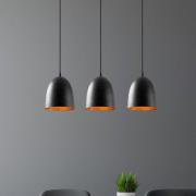 Opviq Hänglampa Tattoo 6173, svart, metall 3 lampor linjär