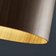 FRANDSEN Hänglampa FM 1954, valnöt, Ø 16 cm, trä