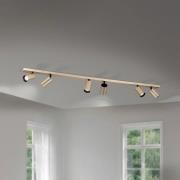 ORION Spot Sean, 6 lampor, guldfärgad, metall, svängbar