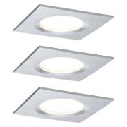 Paulmann Coin Slim LED-inbyggnadsspot 3-pack