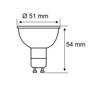 Paulmann LED-reflektor GU10 5,7W 2 700K 100°