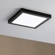 Paulmann Abia LED-panel 4 000 K kantig 30cm svart