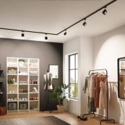 Paulmann URail systemskena, 100 cm, svart matt