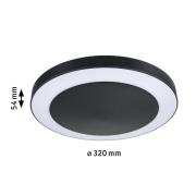 Paulmann LED-utomhuslampa Circula, antracit, sensor, IP44