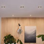 Paulmann Calla, svart, svängbar, 4 000 K, ej dimbar, 10-pack