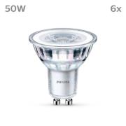 Philips LED-lampa GU10 4,6W 390lm 840 klar 36° 6st