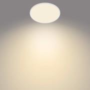 Philips SuperSlim taklampa 2 700 K Ø54 cm vit