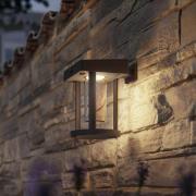 Philips solcellslampa Camill, svart/klar, Ø 14 cm