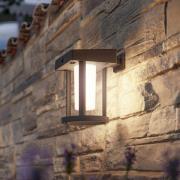 Philips solcellslampa Camill, svart/vit, Ø 14 cm