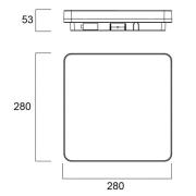 Sylvania Start Surface LED-taklampa 28cm x 28cm