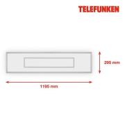 Telefunken LED-panel Magic Cento silver CCT RGB 120x30cm