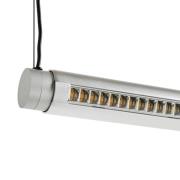 HAY LED-hänglampa Factor Linear directional, aluminium, vridbar