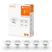 LEDVANCE LED-inbyggnadsspot GU10 Recessed 5er vit