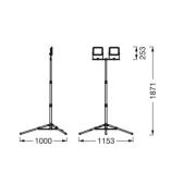 Ledvance LED arbetsbelysning värde stativ 2-fl. 2 x 30 W