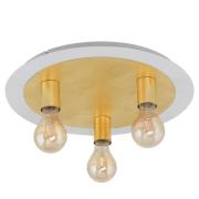 EGLO LED-taklampa Passano 3 lampor guld