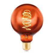 EGLO LED Globe E27 G95 4W Filament 2,000K koppar