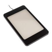 Lindby Svela LED-bänklampa, set om 3, svart