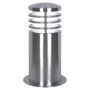 Elstead Sockellampa Sandbanks, stål, 24 cm hög, E27, IP44