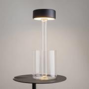 Maytoni LED-uppladdningsbar bordslampa AI Collaboration, glas, svart