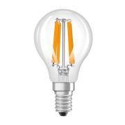 OSRAM LED-filamentlampa droppe E14 1,2W glödtråd 4000K 255lm