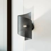 EMIBIG LIGHTING Vägglampa Spiral, svart, metall, G9, 29 cm hög