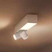 Philips Hue Centris LED-takspotlight, vit, 2 lampor, RGB CCT